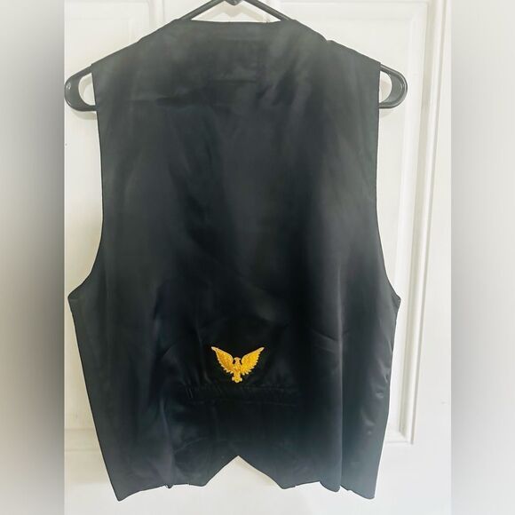 Gail Dauer Beverly Hills Vintage Military Style Suede Vest RARE!!! Couture Army - Picture 4 of 11